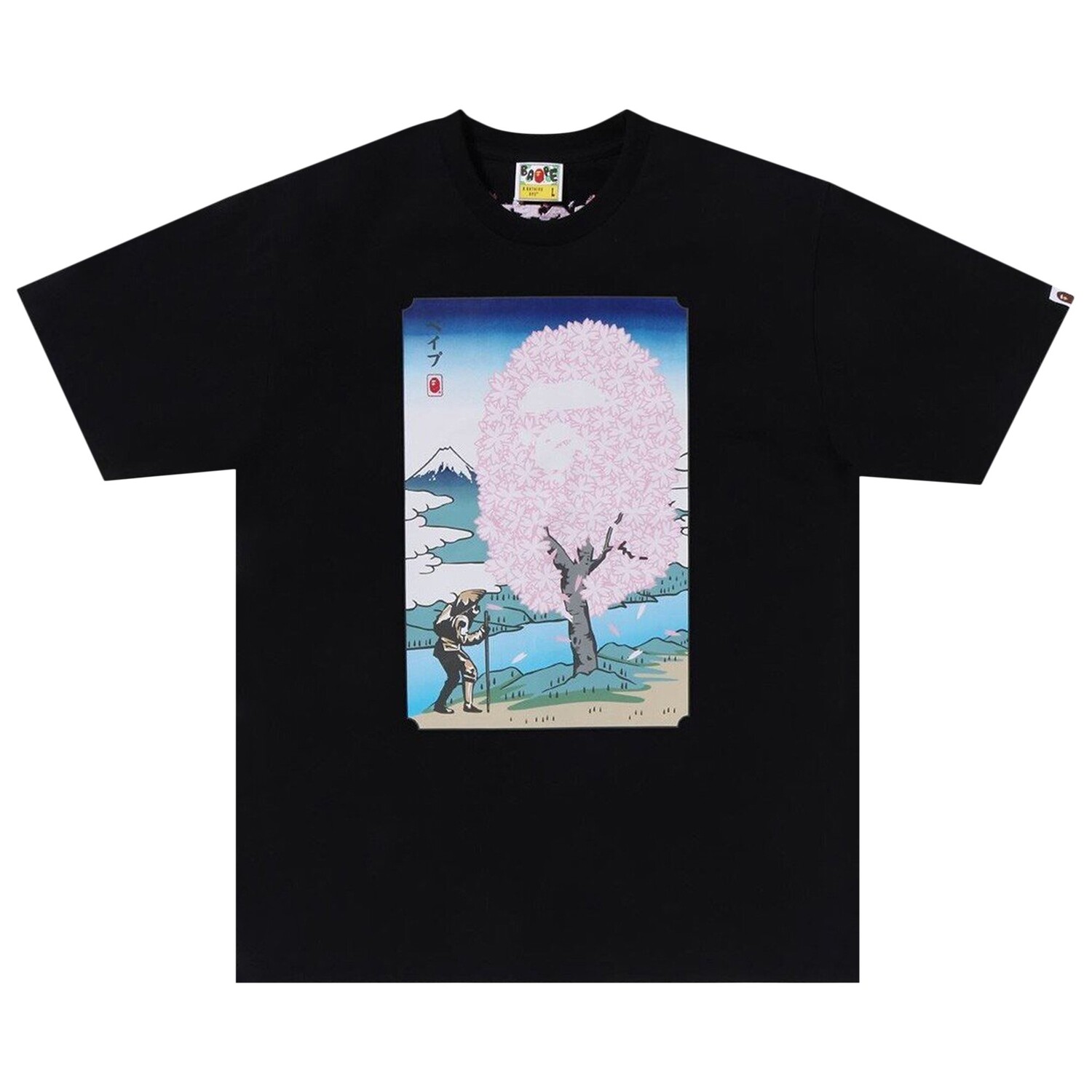 

Футболка BAPE Sakura, черная