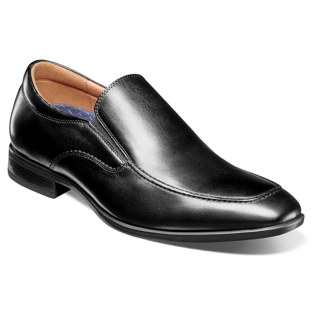Венецианские лоферы Zaffiro с открытым носком Florsheim, черный — фото 2
