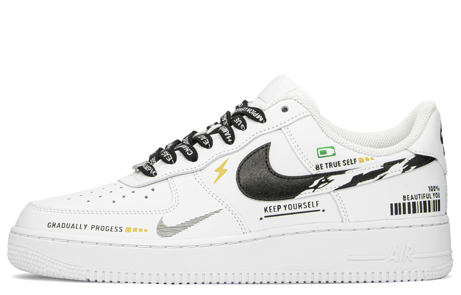 

Кроссовки Nike Air Force 1 Skateboard Shoes Men Low-Top White Blue