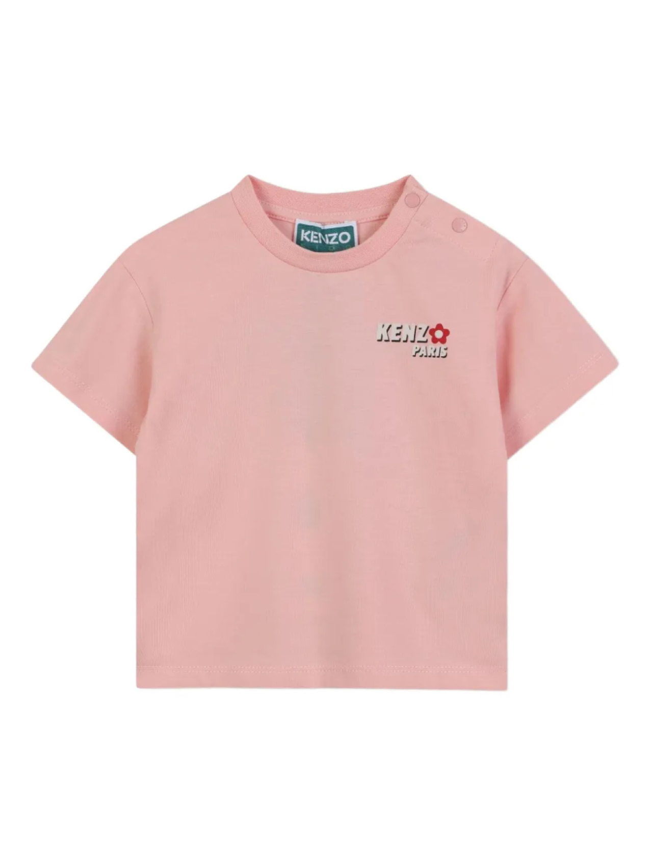 

Kenzo Kids футболка с логотипом, розовый
