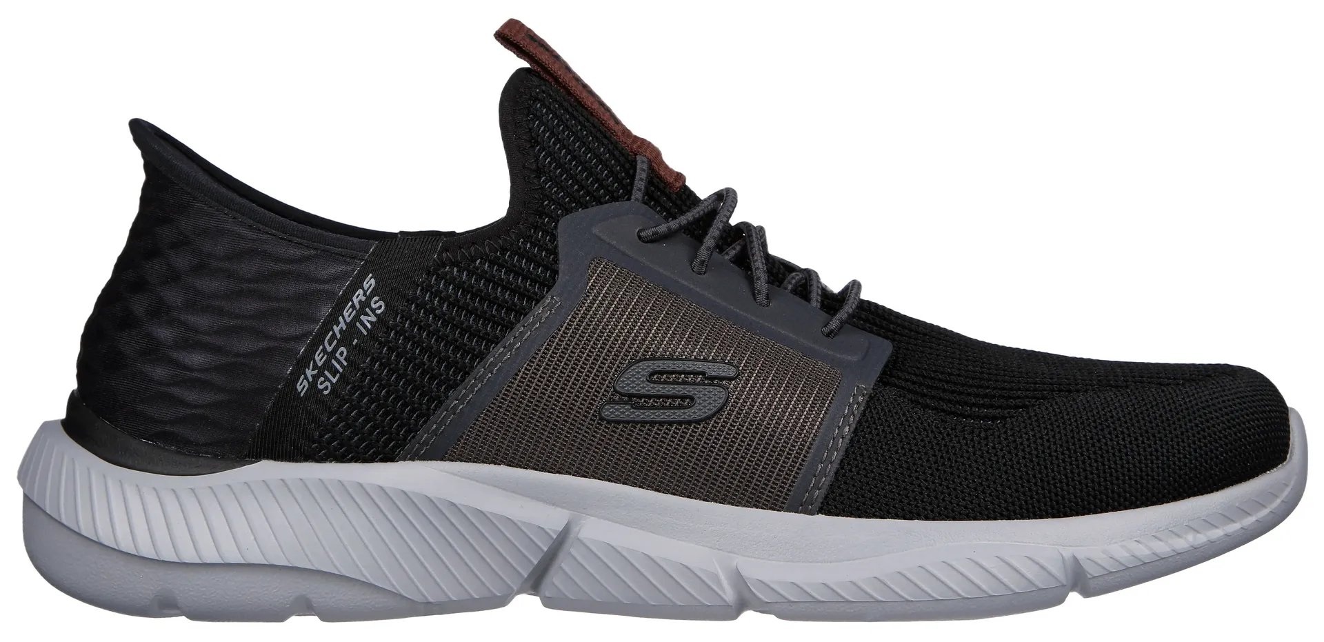 Слипоны Skechers "INGRAM-BRACKETT", тапочки, кроссовки, повседневная обувь веганского производства, серый — фото 3