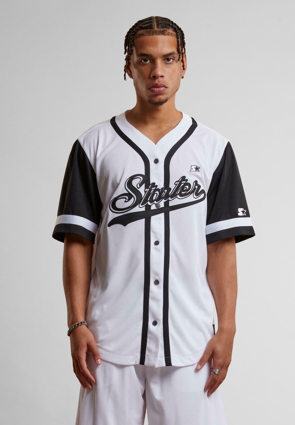 

Повседневная рубашка COLLEGE BASEBALL Starter, белый