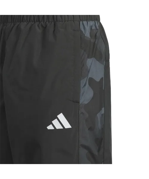 Детские штаны камуфляж Regular Fit Woven adidas чёрные — фото 3