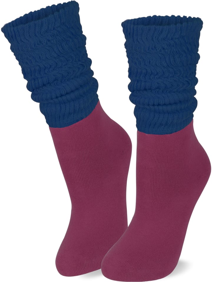 

Normani 2 пары махровых носков свободного кроя, в стиле «диван», баклажанового цвета