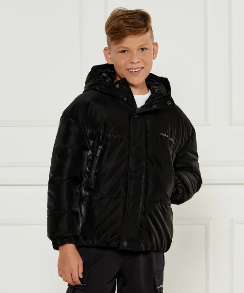 

Куртка Regular fit Karl Lagerfeld Kids, черный