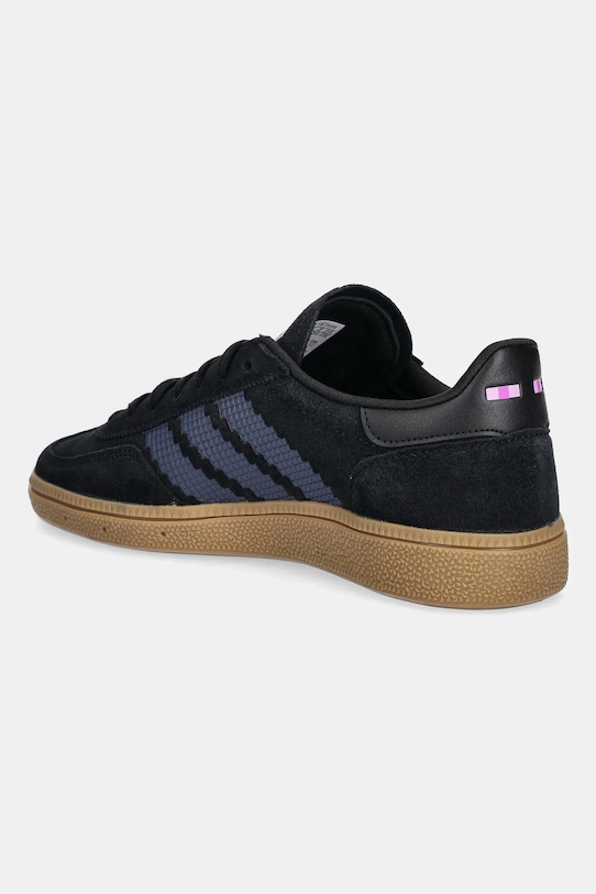 Детские замшевые кроссовки Handball Spezial Adidas Originals, черный — фото 3