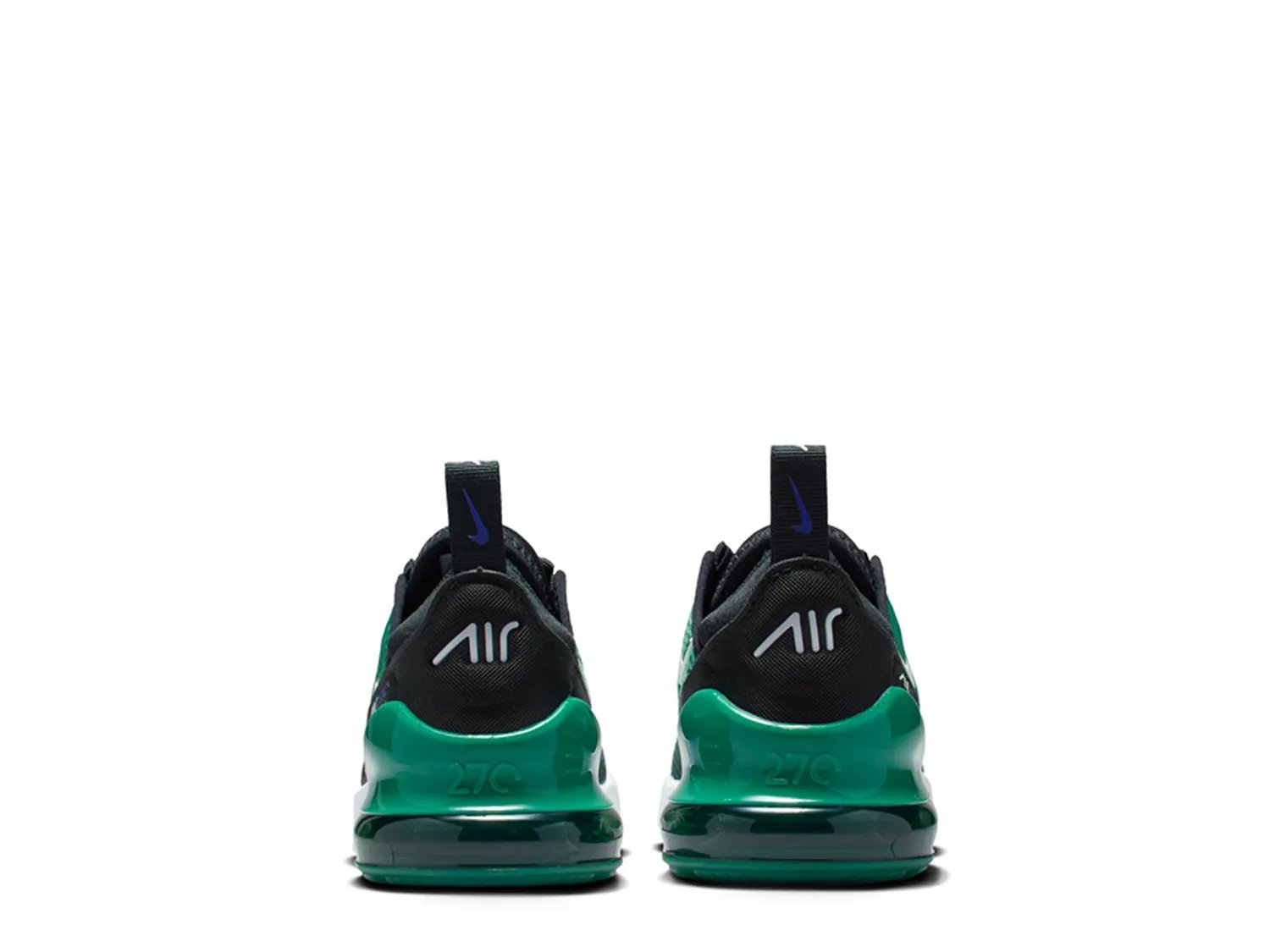 Кроссовки Nike Air Max 270 Sneaker - Kids', черный/белый/зеленый — фото 2