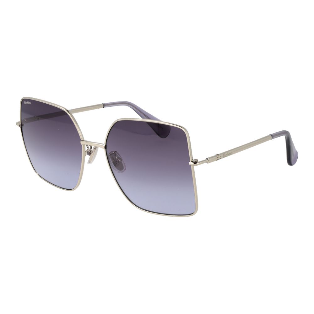 

Серебряные женские солнцезащитные очки Max Mara, Silver