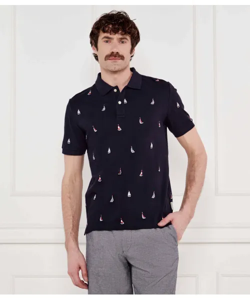 

Футболка поло Regular fit Gant, синий