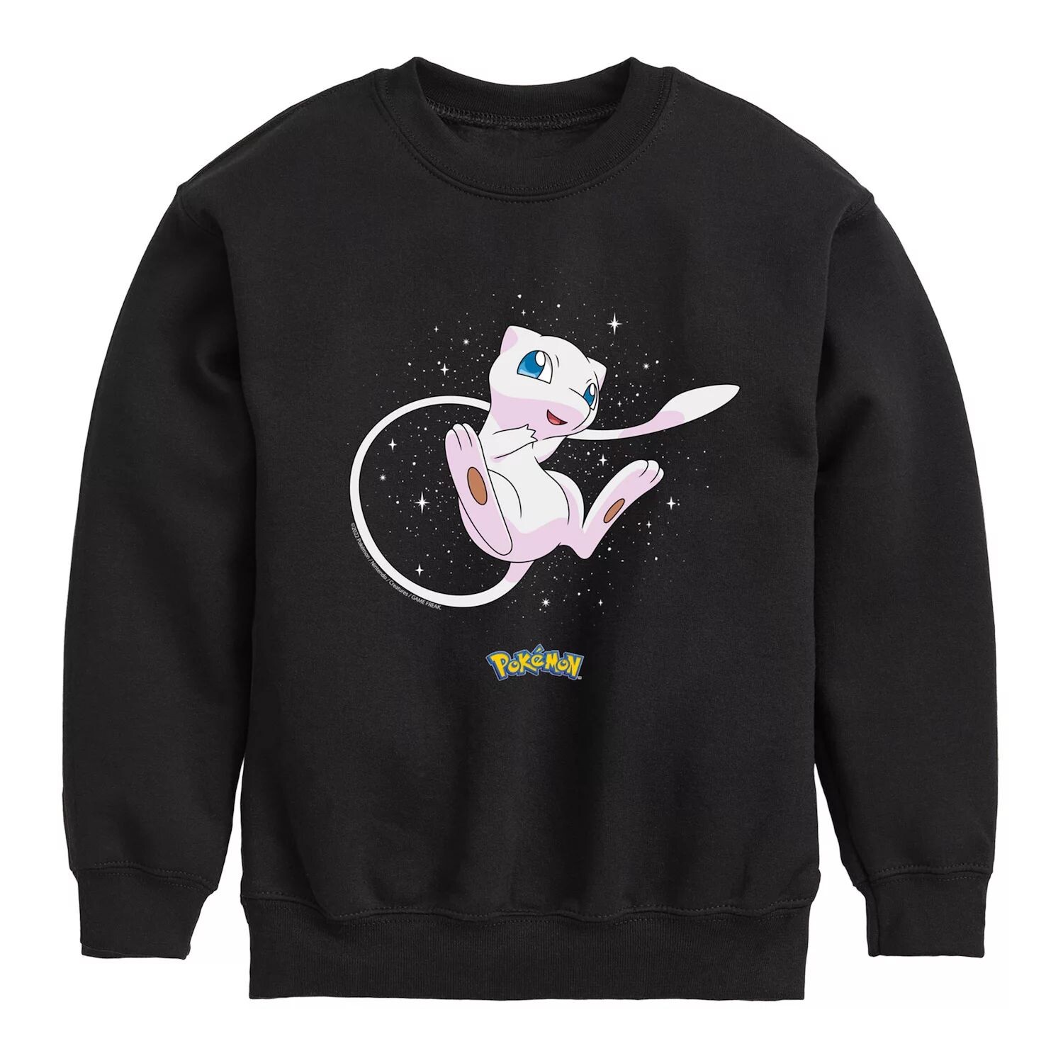 

Флис Pokemon Starry Mew для мальчиков 8–20 лет Licensed Character, черный