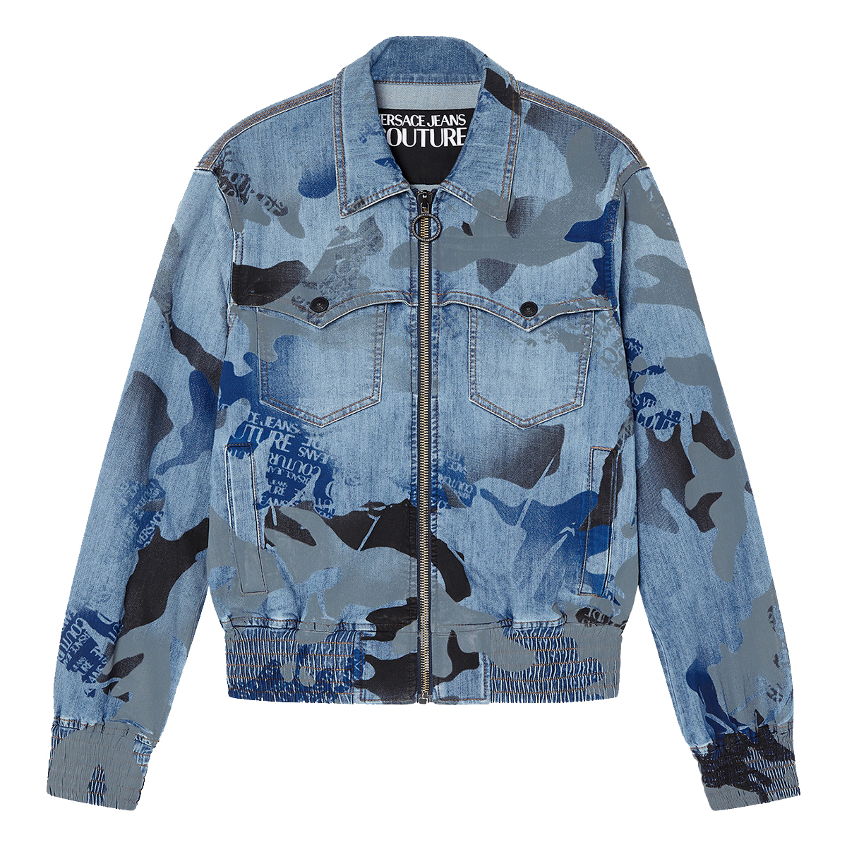 

VERSACE JEANS COUTURE Джинсовая куртка мужская синяя, Blue