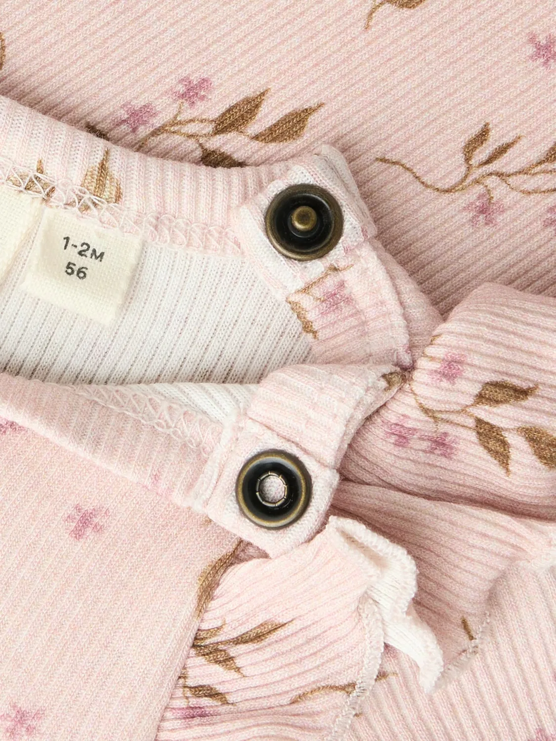 Ромпер боди NBFGavo Lil Atelier, приглушенный розовый — фото 3