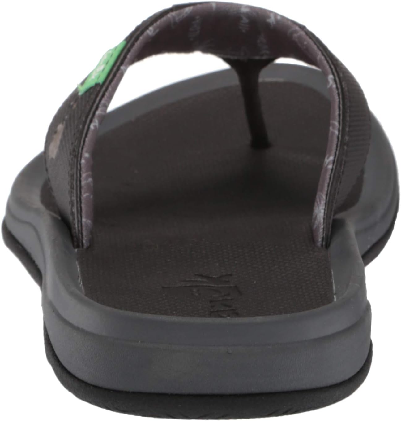 Шлепанцы Sanuk Men's Tripper H20 Yeah Hi Flip-Flop, черный — фото 3