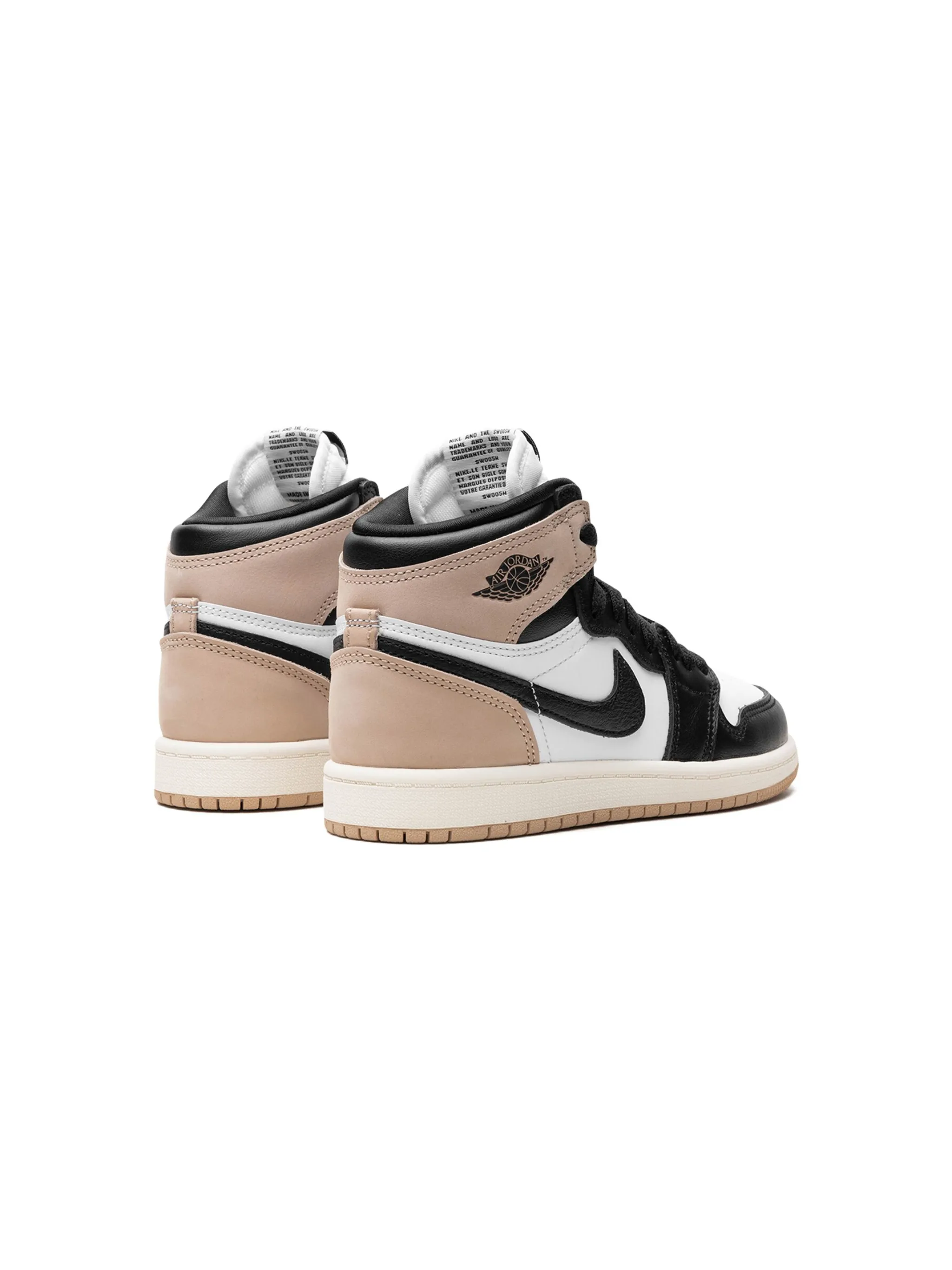 Кроссовки Air Jordan 1 Retro High OG Latte Jordan Kids, белый — фото 3