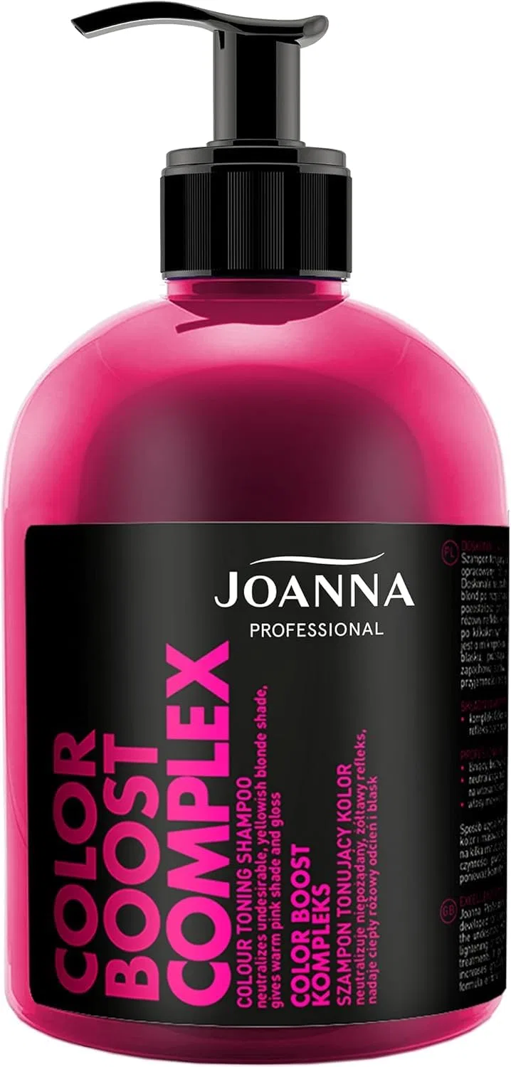 Тонирующий шампунь Joanna Professional розово-серый, 500 г Joanna, Shampoo.