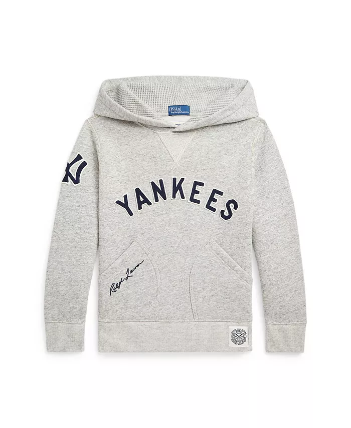 

Детская толстовка с капюшоном Yankees для малышей и мальчиков Polo Ralph Lauren, серый
