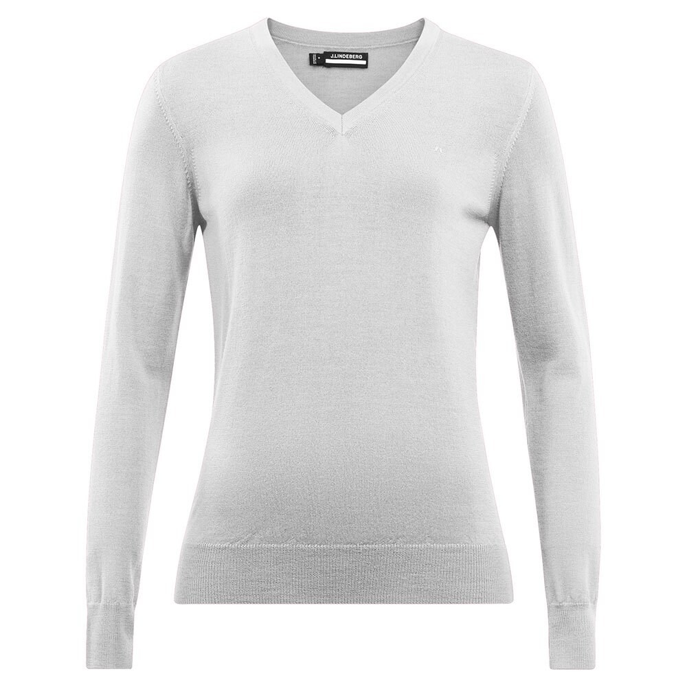 

Свитер J.lindeberg Amaya Knitted Woman V Neck, белый