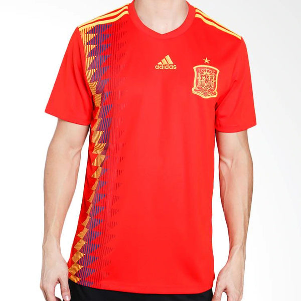 Спортивная футболка world cup spain 18/19 home jersey 'red' Adidas, красный — фото 3