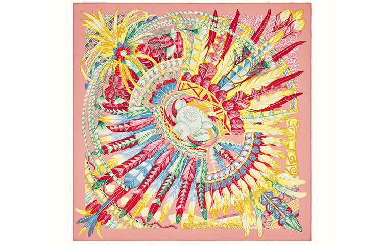 

Шёлковый платок HERMES для женщин