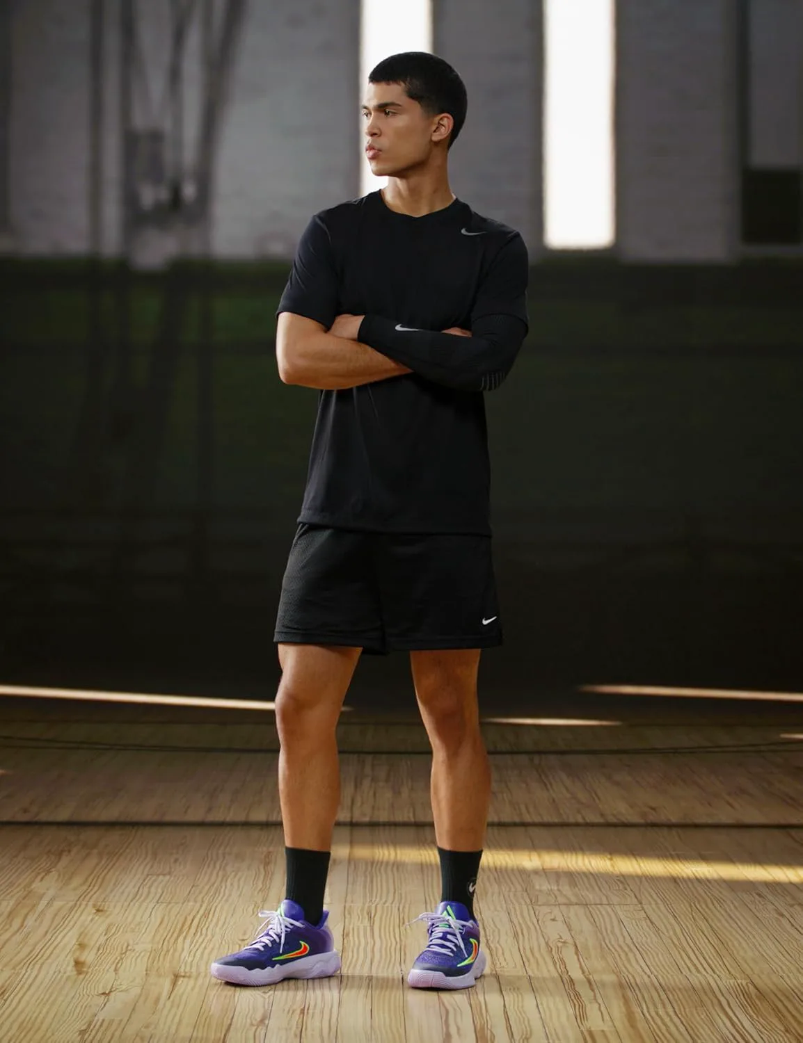 Кроссовки для баскетбола Nike Giannis Immortality 4 для взрослых унисекс, пурпурный/ярко-малиновый — фото 3