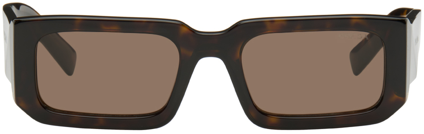 

Коричневые солнцезащитные очки «Prada Symbole» Prada Eyewear, Havana
