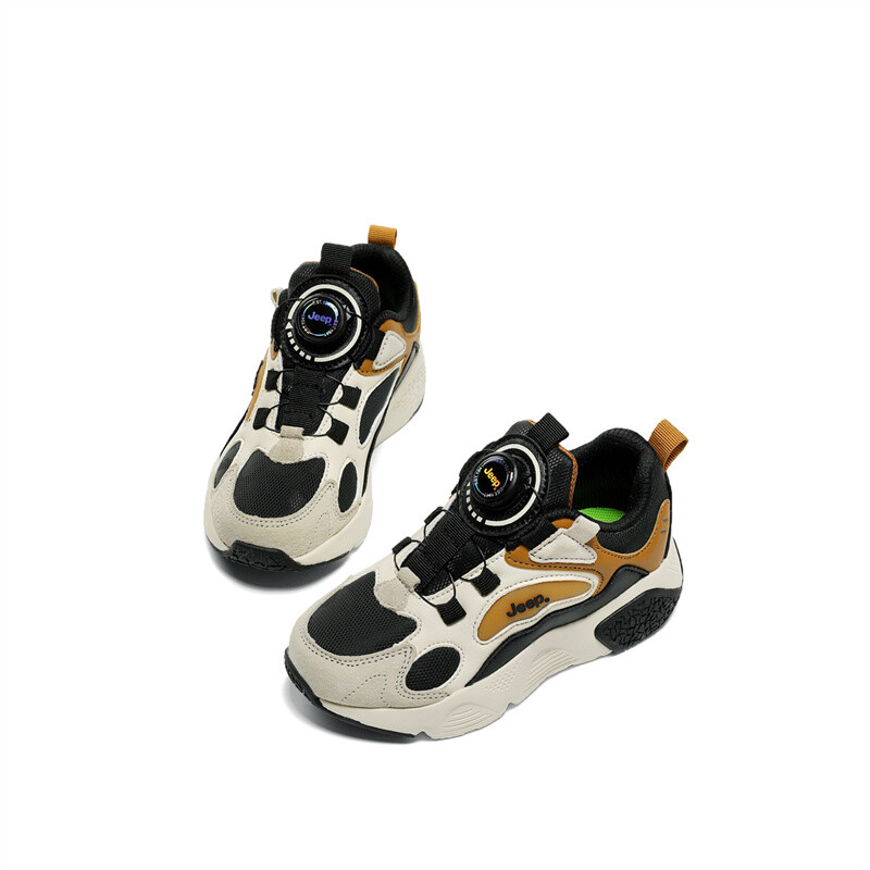 Кроссовки Jeep Kids Lifestyle Shoes Kids Low-top Brown, черный/коричневый — фото 4