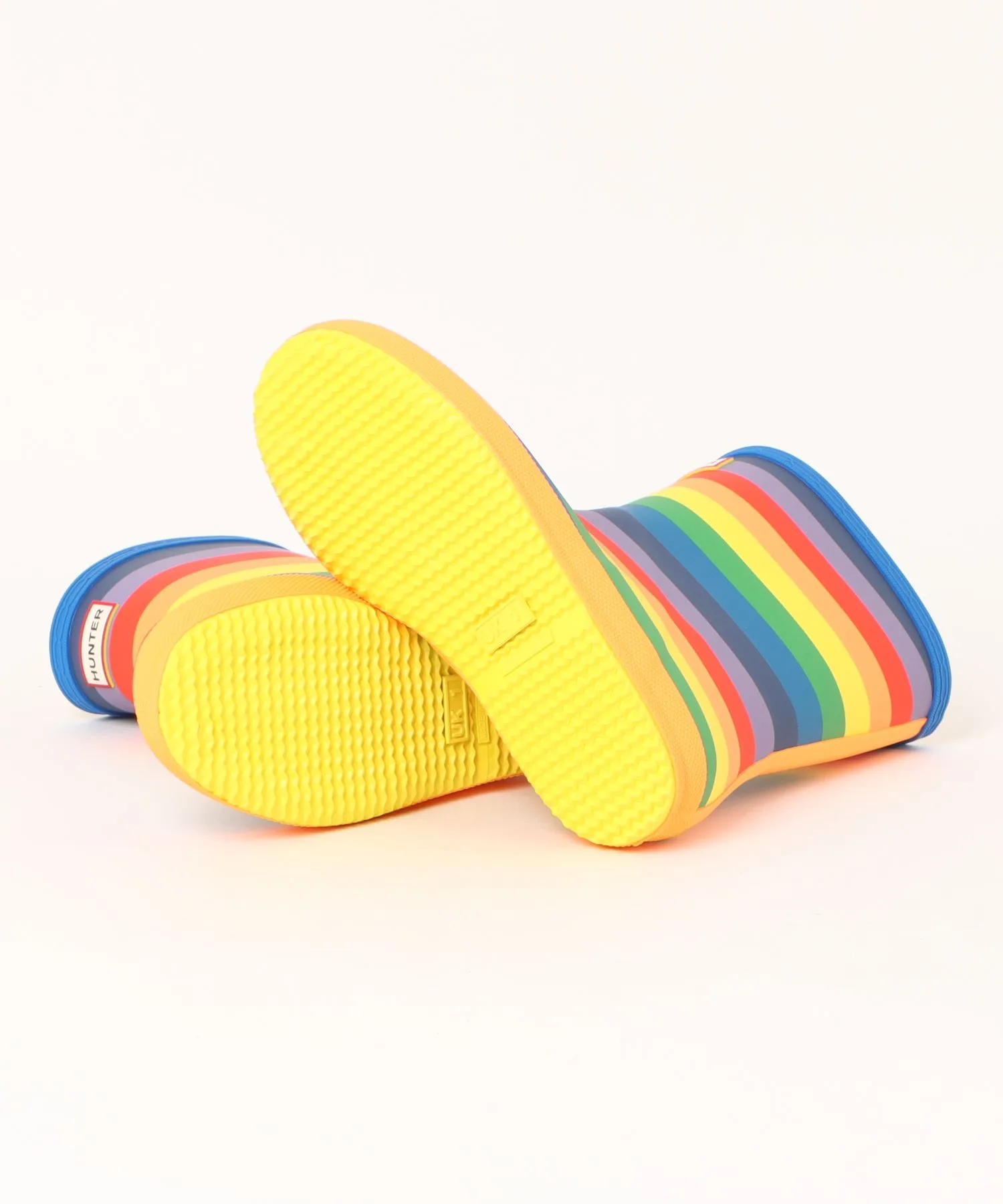 Детские резиновые сапоги HUNTER Original Kids First Classic Rainbow Print Boot — фото 3