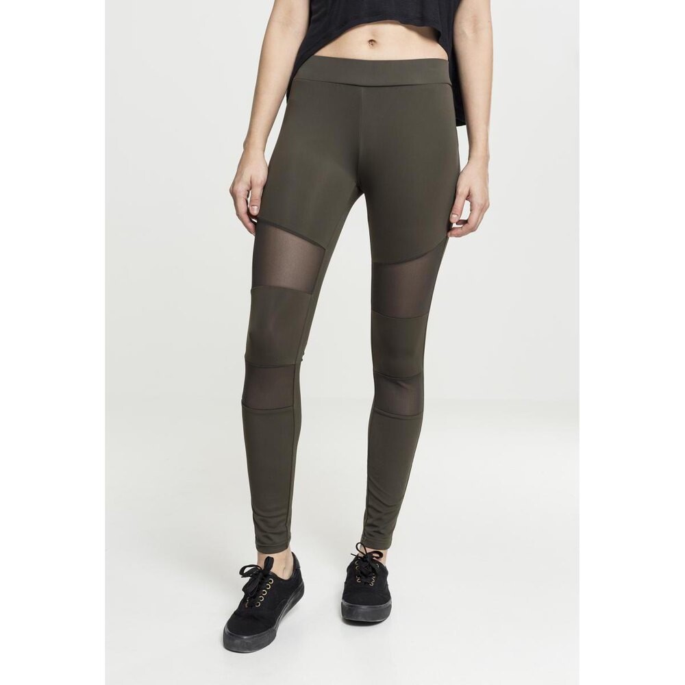 

Леггинсы Urban Classics Mesh, зеленый