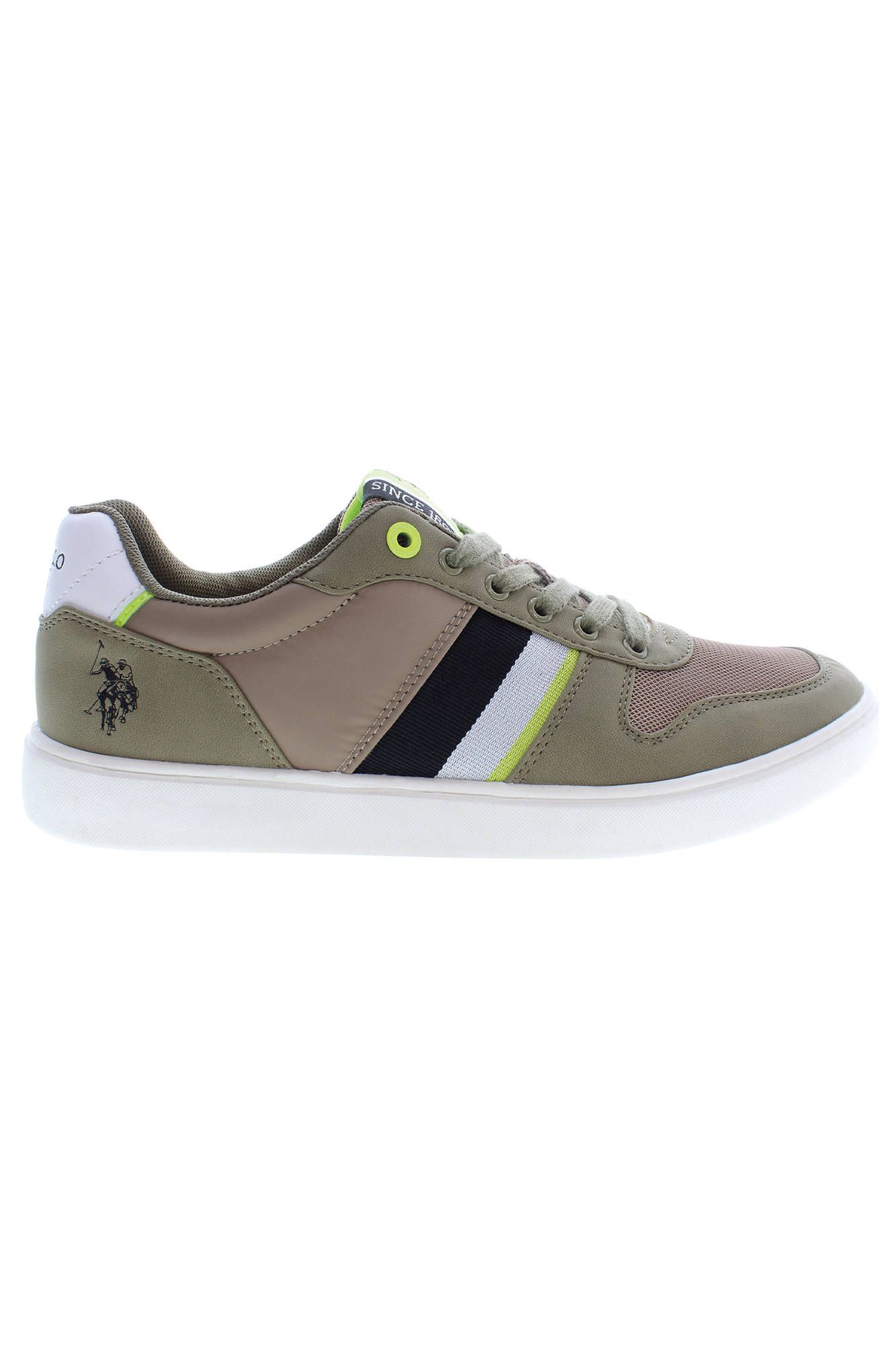 

Зеленые мужские кроссовки из полиэстера U.S. Polo Assn.