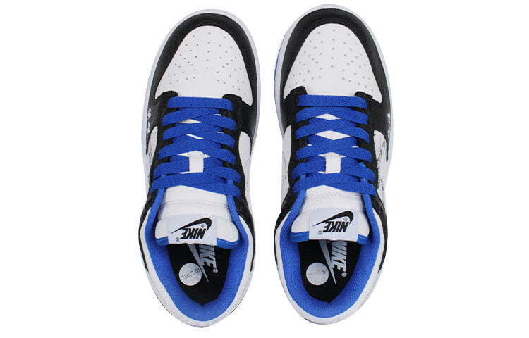 

Кроссовки Nike Dunk Skateboarding Shoes Unisex Low-top Black/white/blue, синий