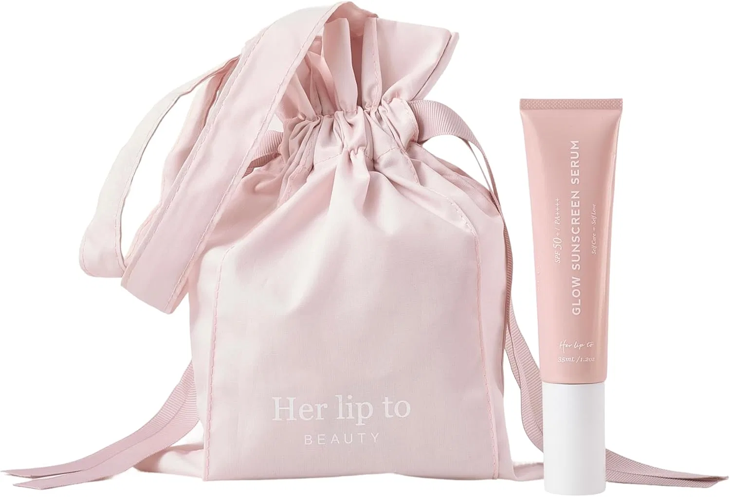 Солнцезащитный сыворотка-спф набор Her Lip to Glow Sunscreen Serum Set, 35 мл