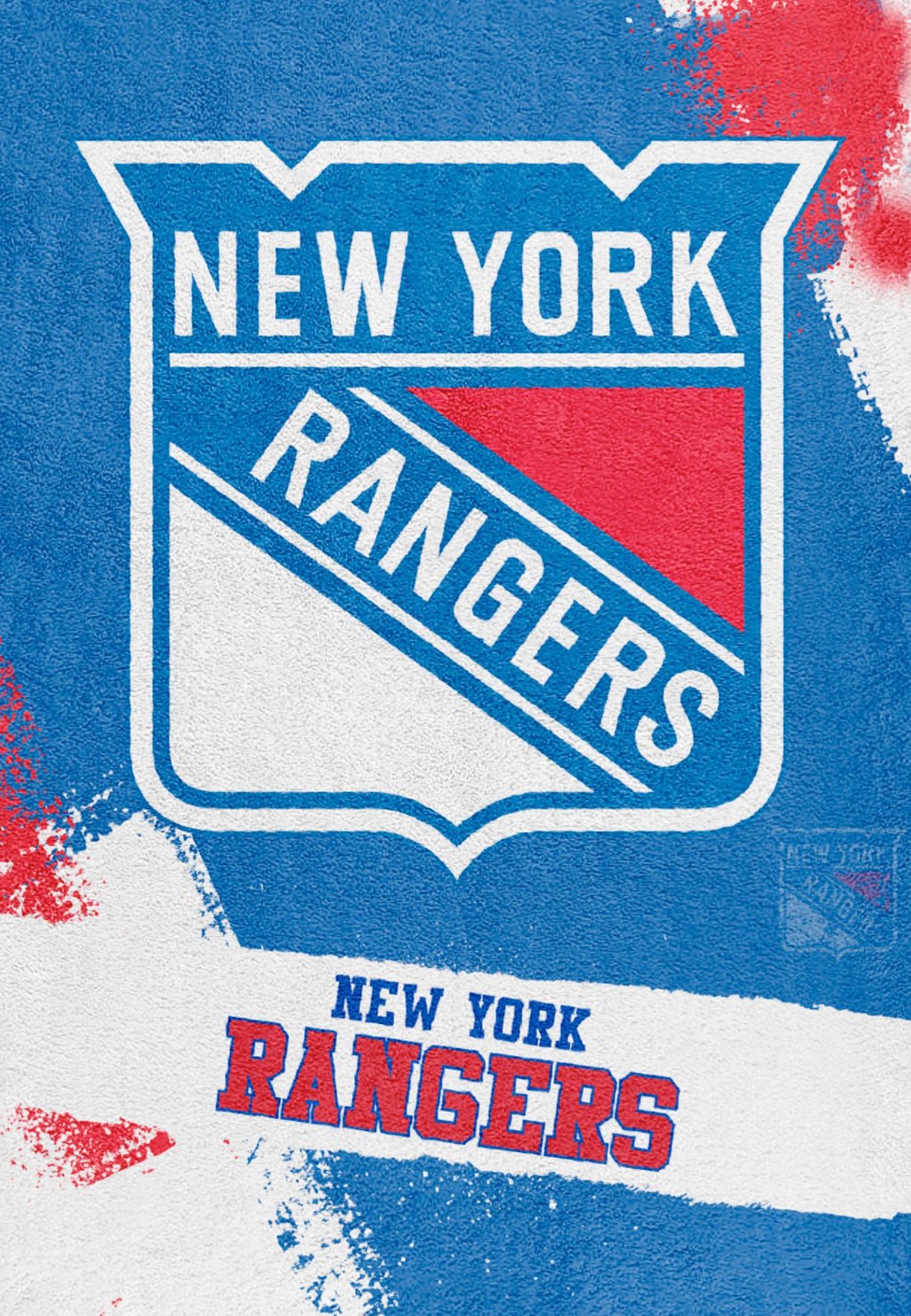 

Пляжный аксессуар NEW YORK RANGERS NHL, синий