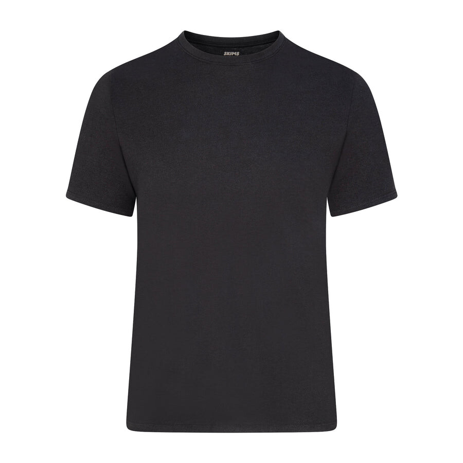 

Мужская классическая футболка SKIMS Skims Cotton, цвет Onyx