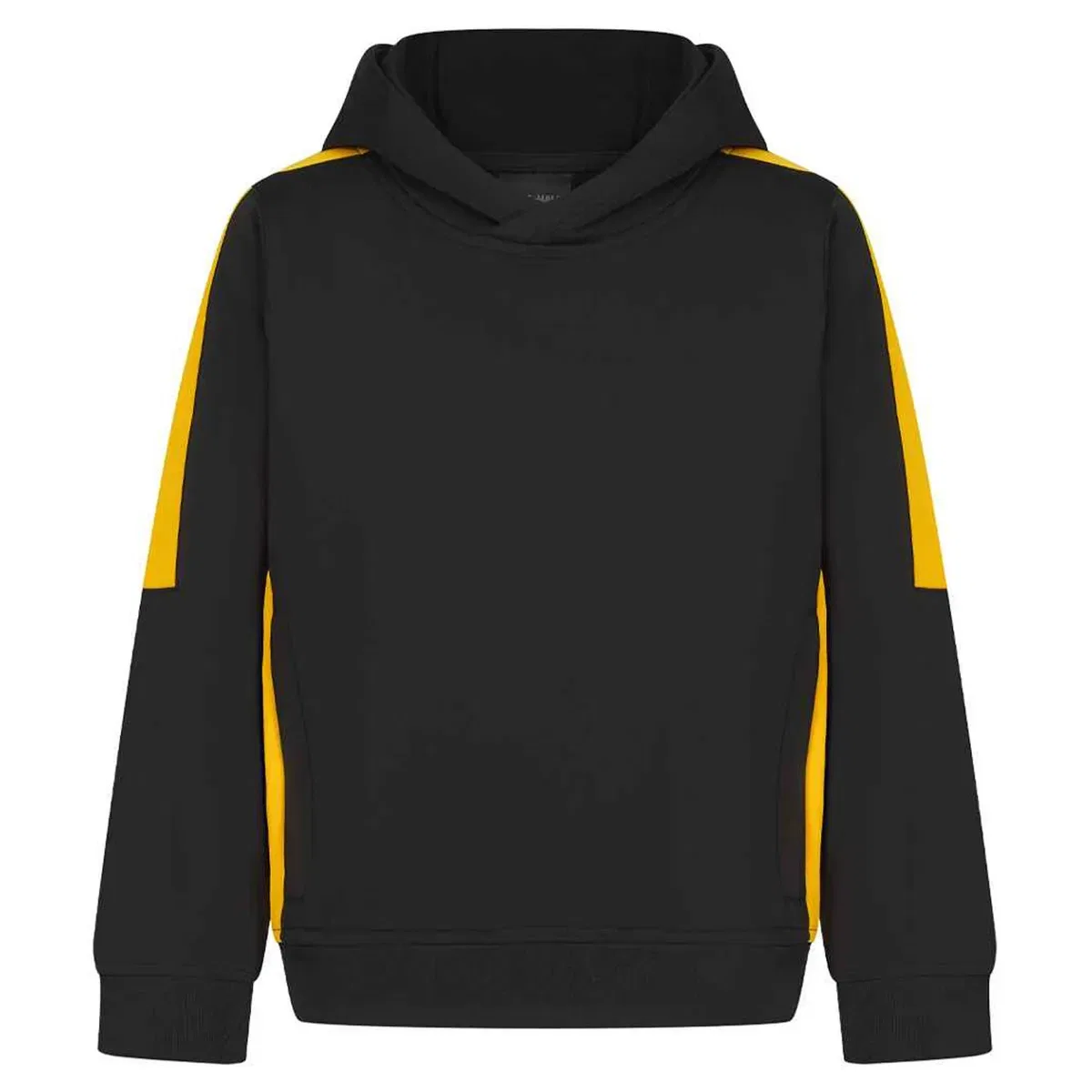 Детский контрастный худи Finden & Hales, Black