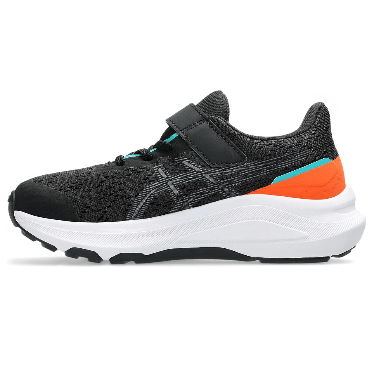 Детские кроссовки для мальчиков с амортизацией Gt-1000 13 PS ASICS, Black Carbon — фото 4