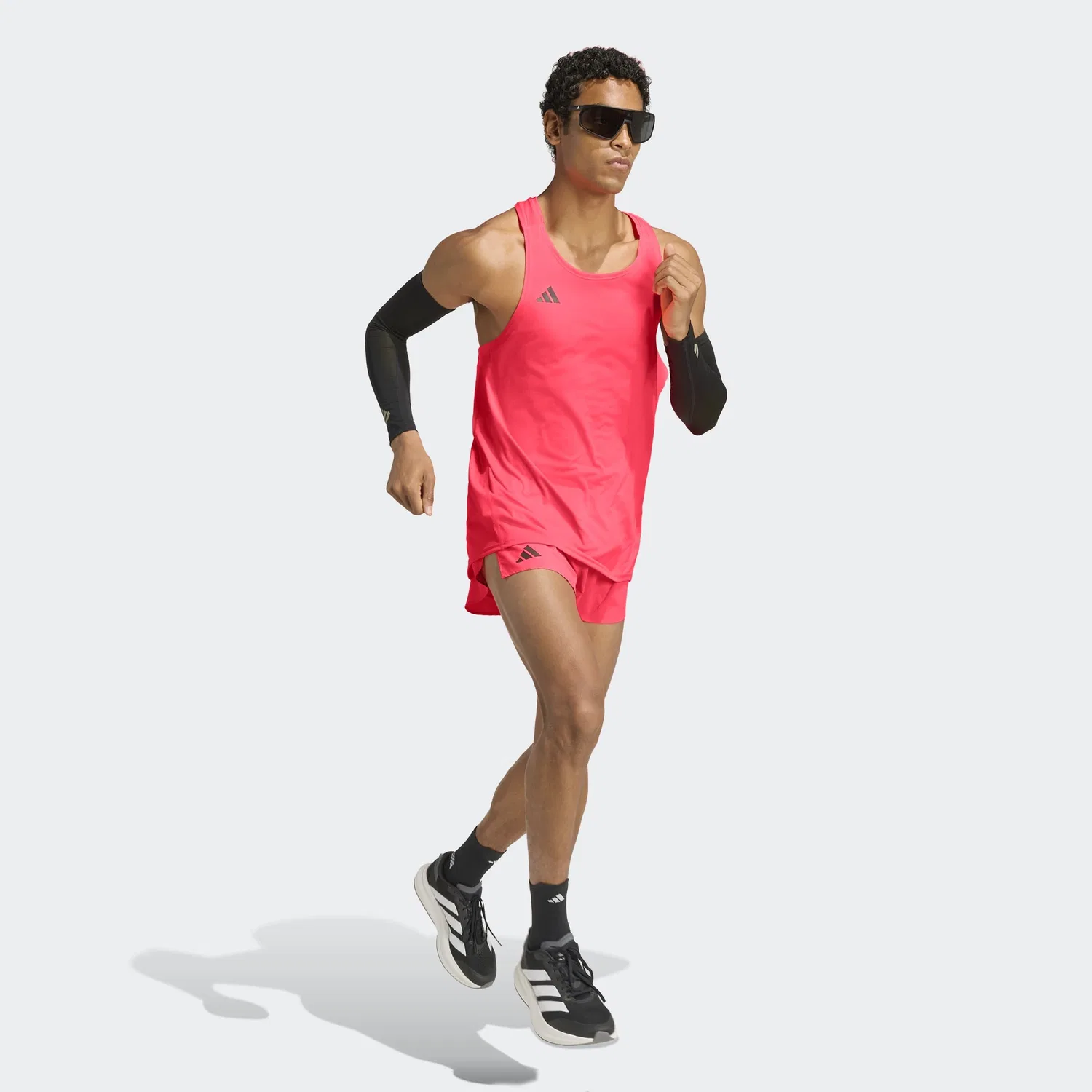 Спортивная футболка Adidas Performance Shirt Adizero розового цвета — фото 3