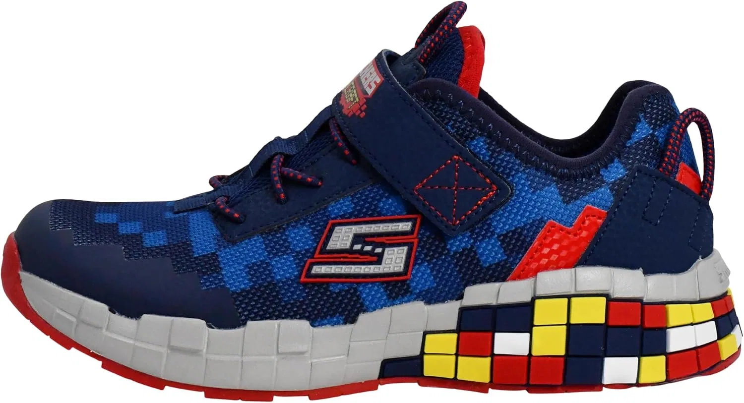 Детские кроссовки для мальчиков Mega-Craft Skechers, Navy/Red — фото 4