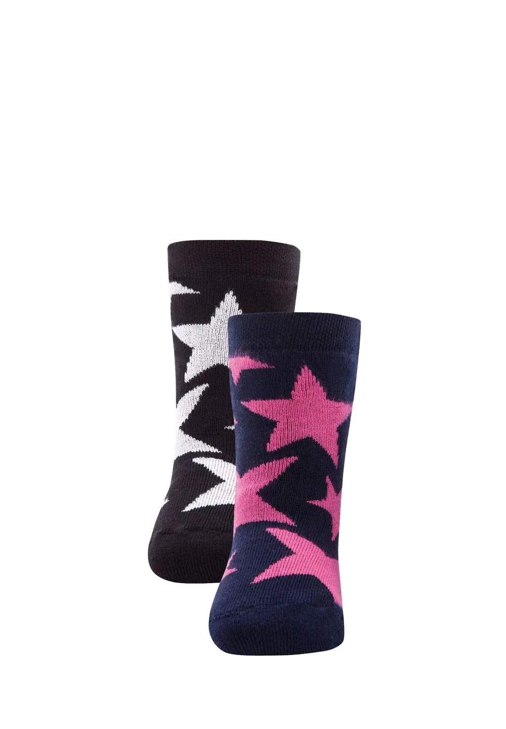 Stoppersocken 2er pack sterne unisex - носки Ewers, Pink — фото 3