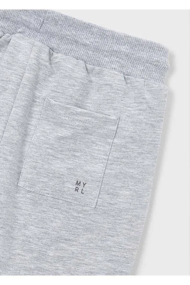 Детские спортивные штаны для мальчиков с эластичным манжетом Summer boys' basic sweatpants Mayoral, Gray — фото 3
