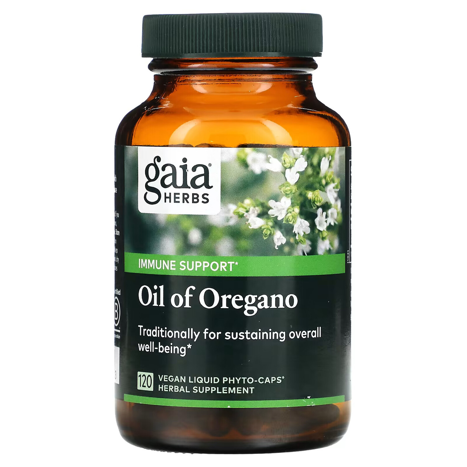 

Gaia Herbs, Масло душицы, 120 веганских капсул Phyto-Cap