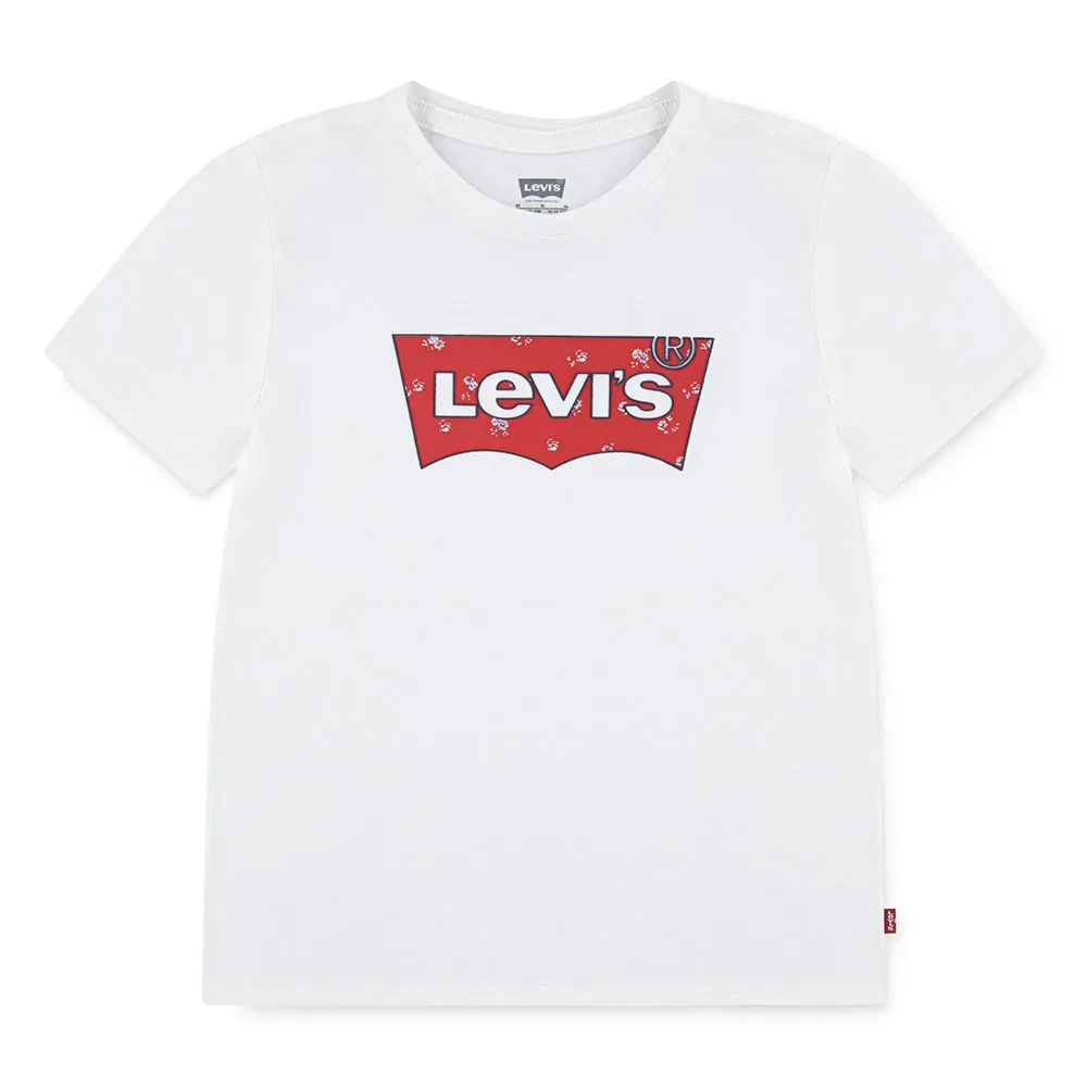 Футболка с коротким рукавом Floral Batwing Levi's, белый