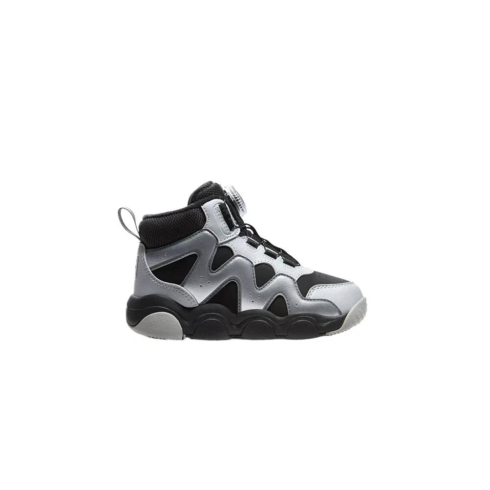 Детские утепленные кроссовки с высоким берцем Jagger 2 FILA KIDS, Black/Space Silver — фото 3
