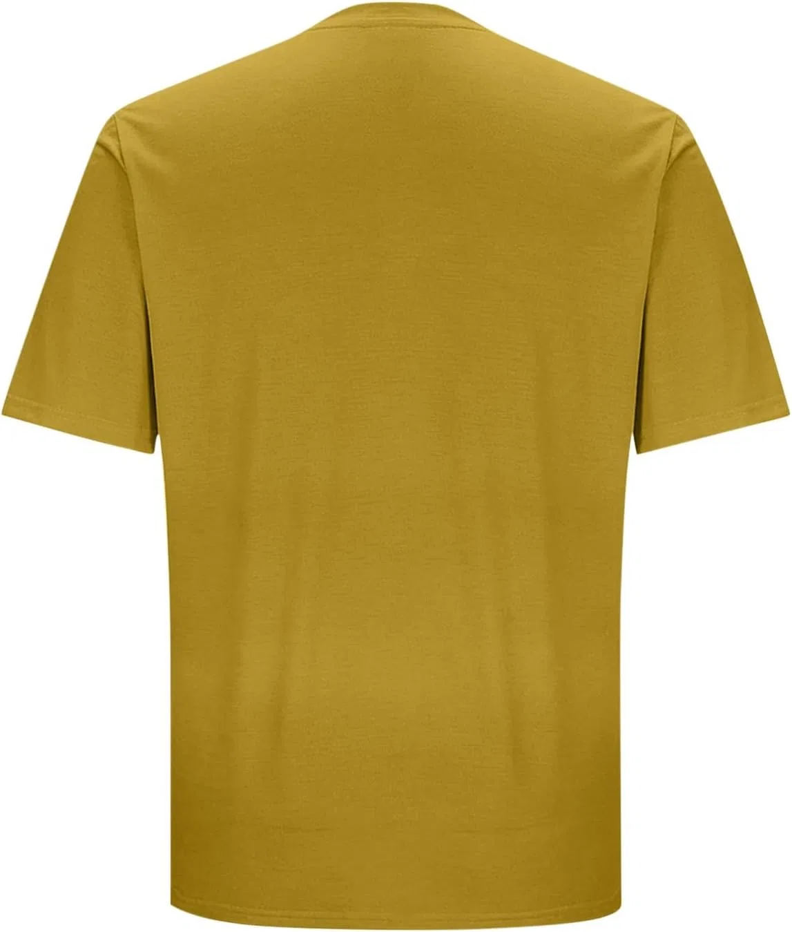 Мужская свободная футболка с коротким рукавом Athletic Running Gym Workout, Yellow — фото 3