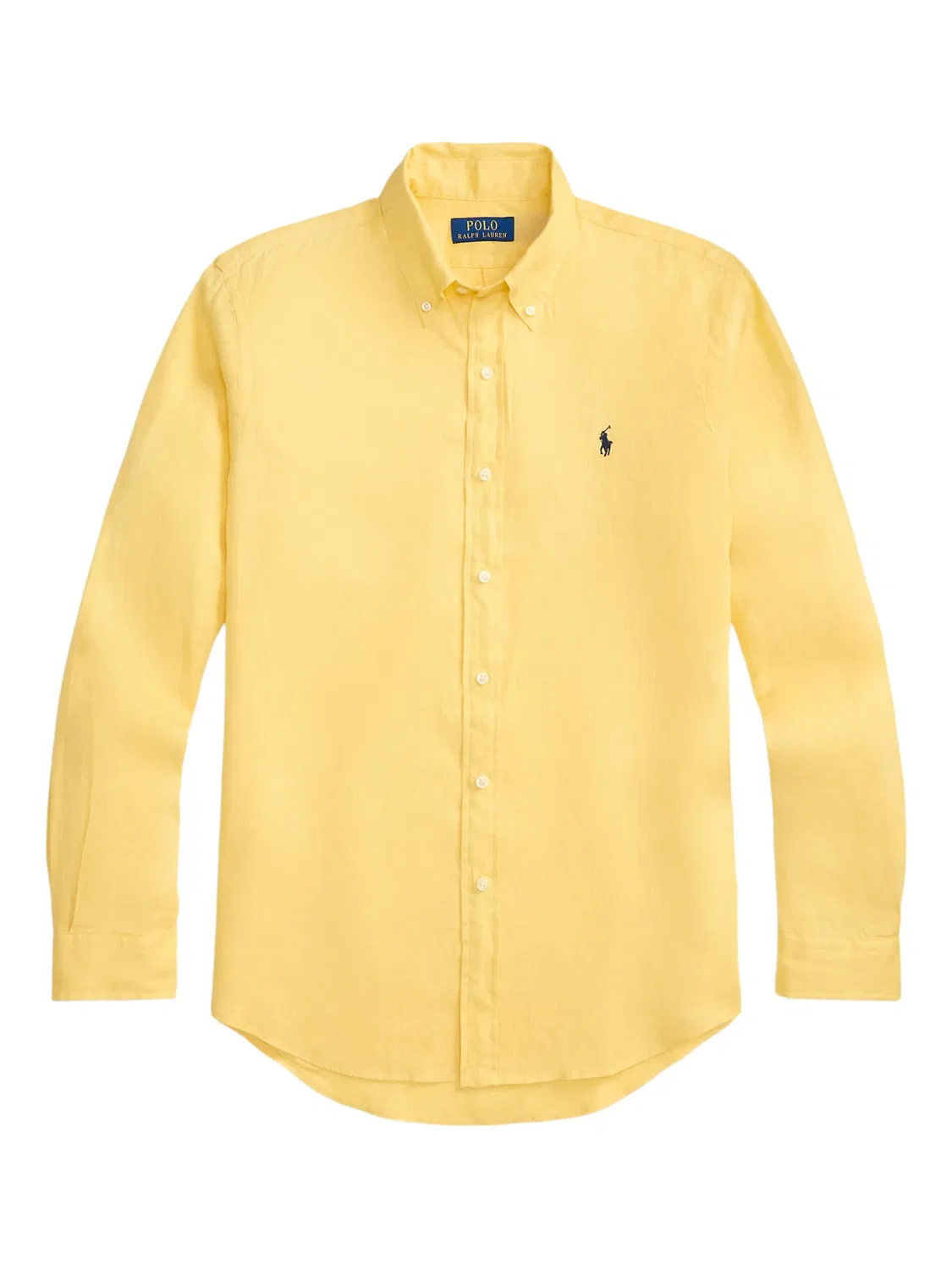 Рубашка Custom Fit из льна Polo Ralph Lauren, желтый