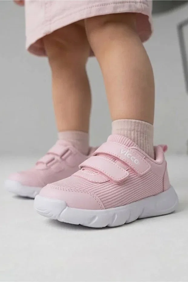 Детские спортивные туфли для мальчиков на липучке Vicco, Pink