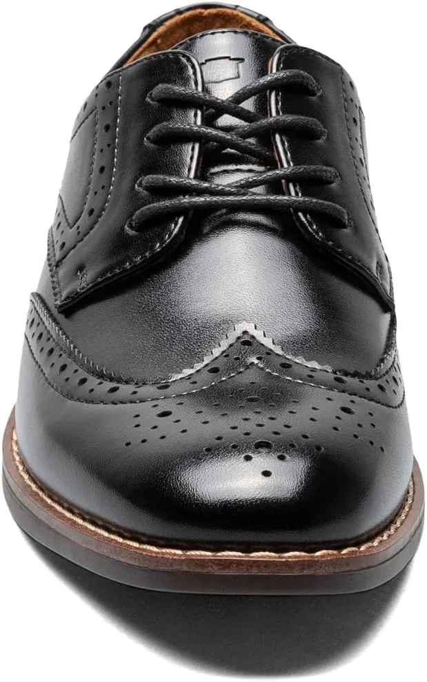 Детские оксфорды с перфорацией Rucci Jr. Florsheim, Black — фото 3