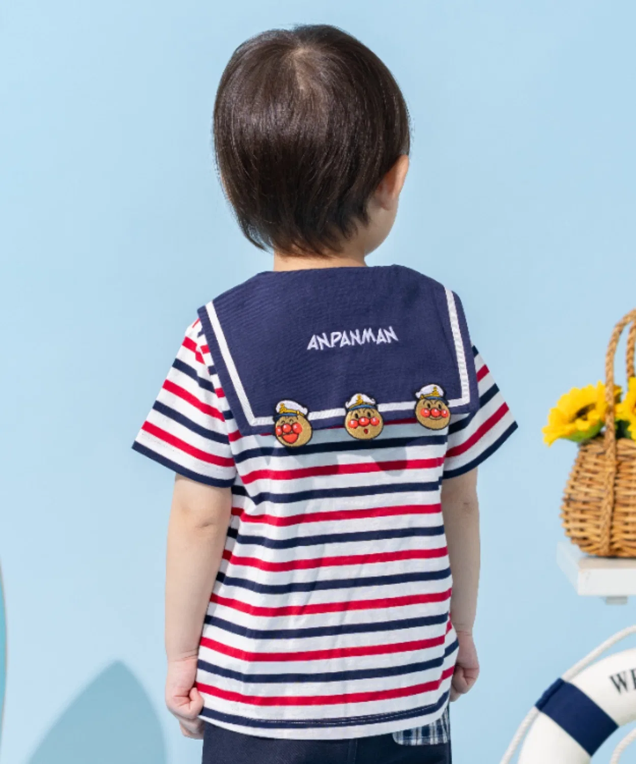 Детская футболка с принтом АНПАНМАН Морская тематика ANPANMAN KIDS COLLECTION, Multi — фото 2