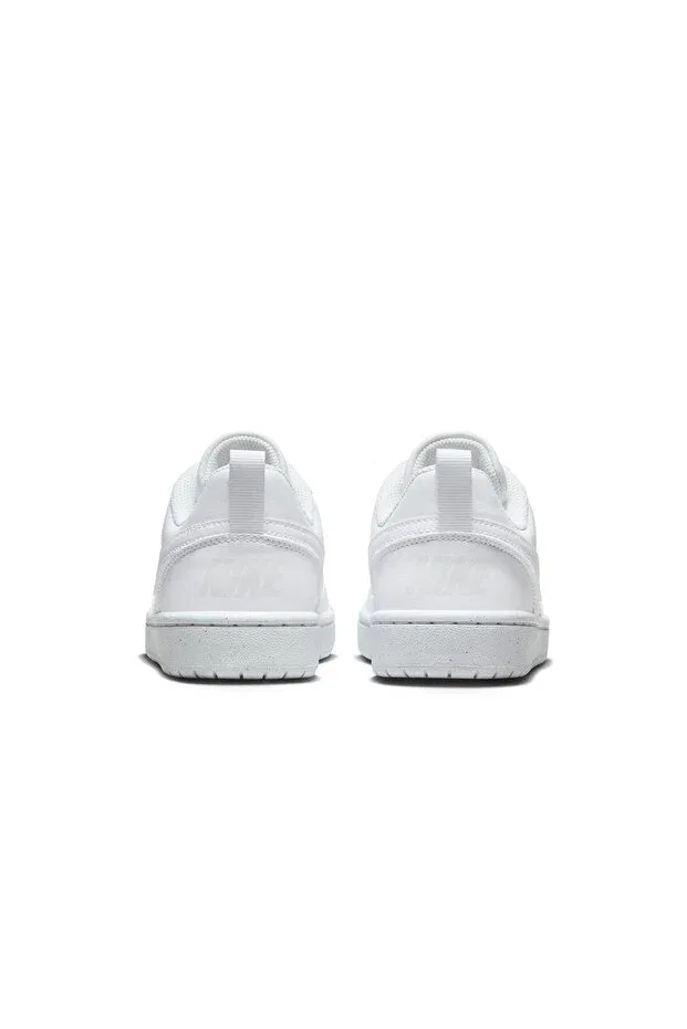 Детские кроссовки для девочек текстильные Court Borough Unisex Casual Sneakers Nike, Flatwhite — фото 4