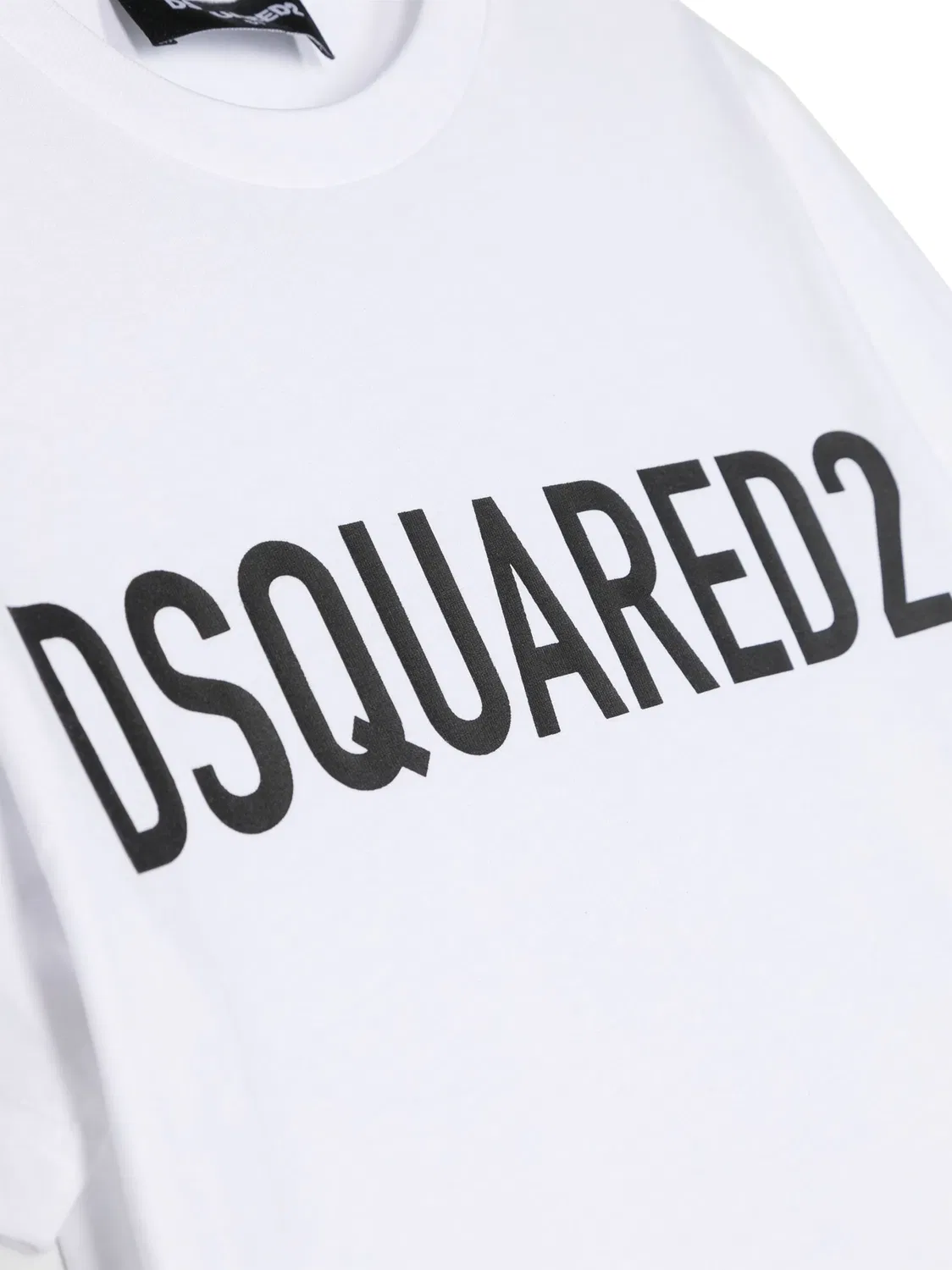 Футболка с принтом логотипа DSQUARED2, белый — фото 3