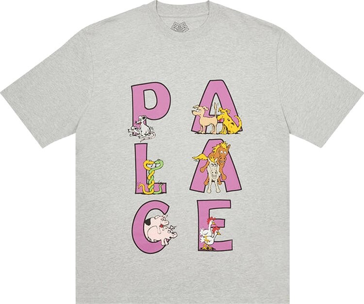 

Футболка Palace Session T-Shirt 'Grey Marl', серый